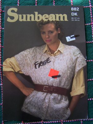 Las Knitted Short Sleeve Bolero Shrug Womens Crochet Pattern