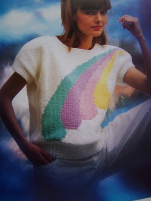Rainbow dog sweater knitting pattern from caron yarn favecrafts