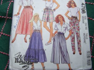 My happy sewing place: FO: The 'Angels' Culottes and Pattern