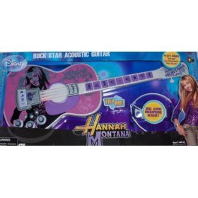 Hannah Montana Rock Star Acoustic Guitar TOY