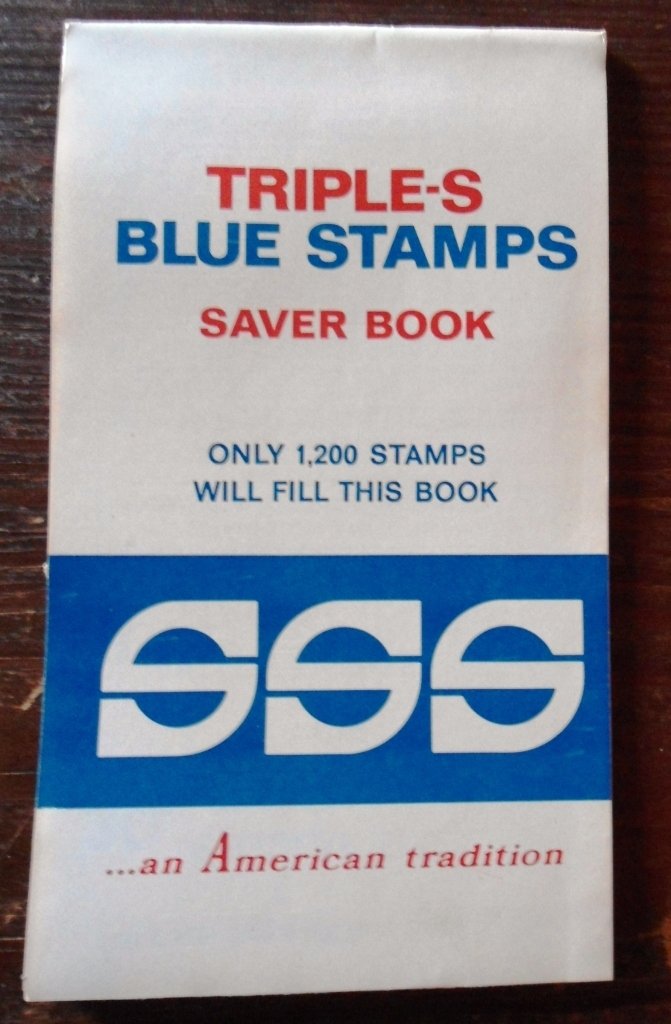 Vintage TripleS Blue Stamps Saver Book