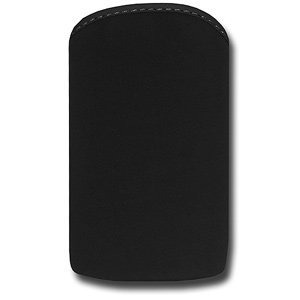 Amzer® Perfect Fashion Pouch Slide-In Soft Case - Onyx Black 82280