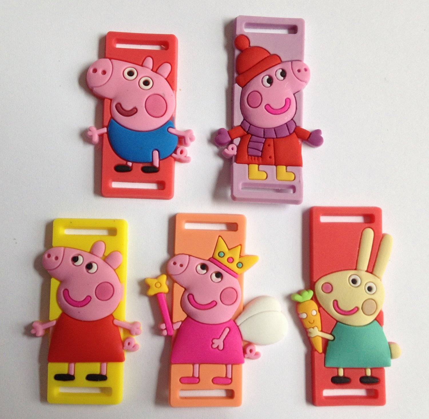 PVC Shoe Lace Cartoon Character Inserts - Peppa Pig