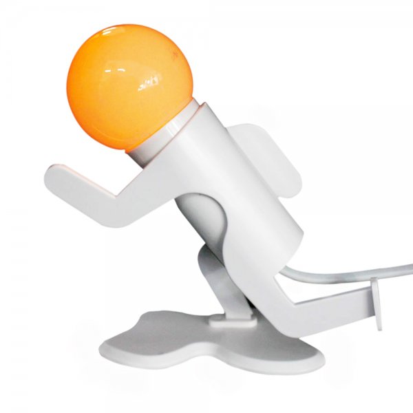 Light Running Boy LED Nightlight ABS Lamp Yellow