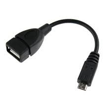 Micro USB Host OTG Cable For Mobile Phones With Micro Port