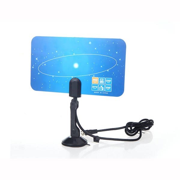 Digital Indoor TV Antenna HDTV DTV HD VHF UHF Flat Design High Gain