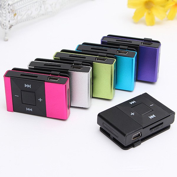 MP3 Support SD TF Clip Audio WMA USB Sport MP3 Music Media Player With Earphone