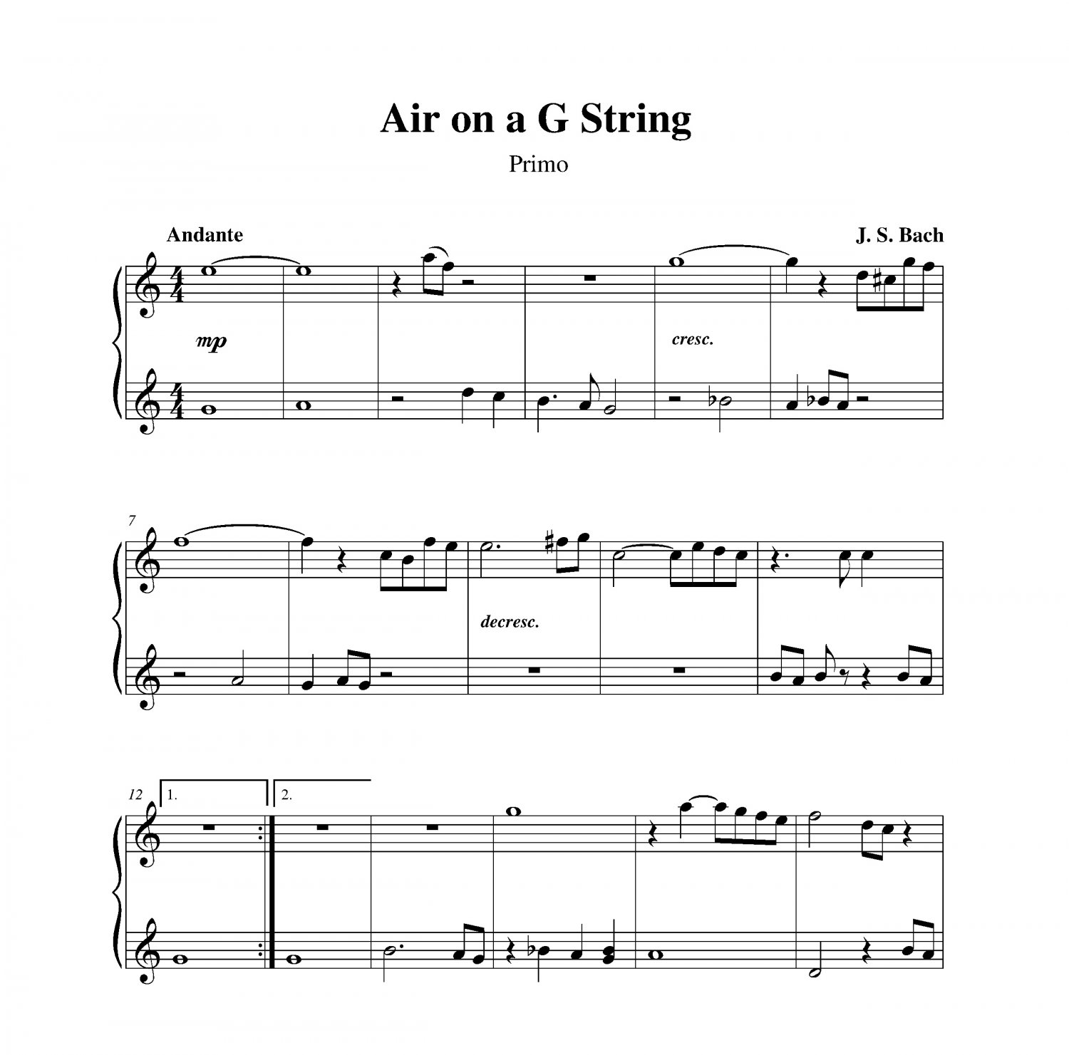 Johann Sebastian Bach-Air on G String - YouTube