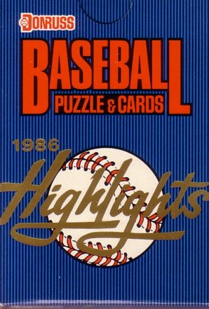 1986 Donruss HIGHLIGHTS Baseball SET Clemens Mantle