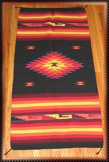 Southwestern Design Log Cabin Decor Rug 32 x 64 - #4