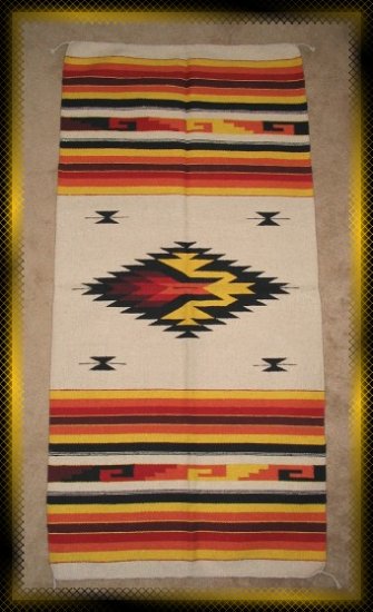 Southwestern Design Log Cabin Decor Rug 32 x 64 - #10