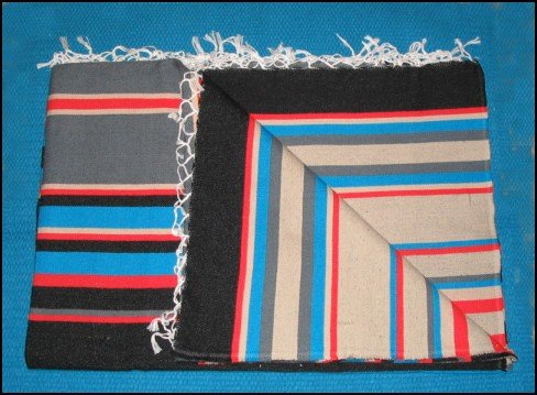 BEAUTIFUL Colorful Mexican Reversible Blanket SALE