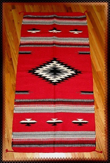 Southwestern Design Log Cabin Decor Rug 32 x 64 - #6