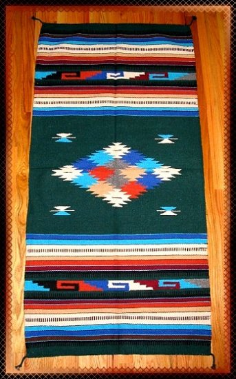 Southwestern Design Log Cabin Decor Rug 32 x 64 - #3
