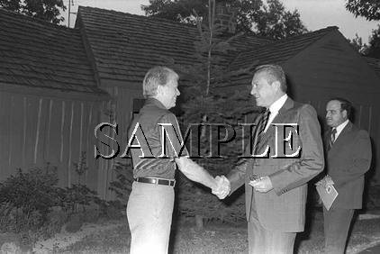 Presidents Carter & Ezer Witzman in camp david wonderful photo still #16
