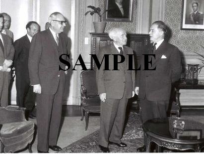 David ben gurion calls on mr.Gaston eyskens prime minister of belgium photo #41