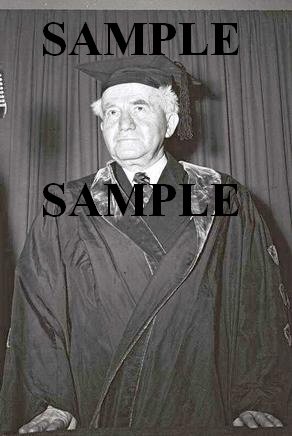 Israel prime minister David ben gurion after receiving honorary doctorate by university photo #45