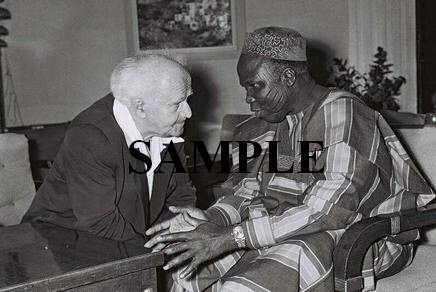 Israel prime minister david ben gurion with prime minister of nigeria wonderful photograph #64