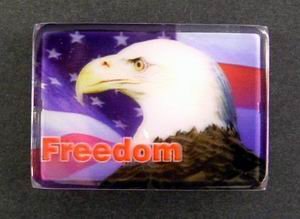 Light-Up Patriotic "Freedom" Magnetic Pins wholesale