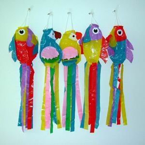 Assorted Color Bird Wind Ornaments Wholesale lot of 144