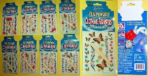 Assorted Temporary Clothing Transfers wholesale lot of 288
