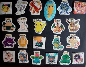 288 POKEMON STICKERS (wholesale case)