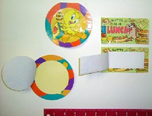Looney Tunes Lunch Notes (wholesale lot of 300) FREE SHIPPING