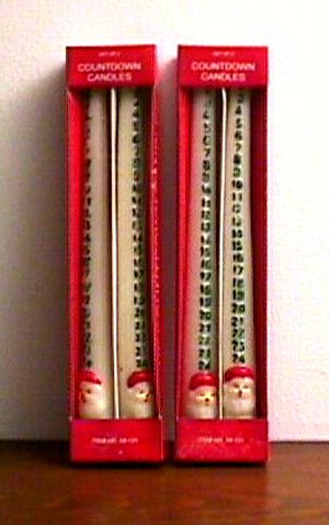 Countdowm candles for Christmas WHOLESALE case of 100