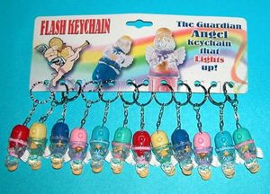 Guardian Angel Flashlight Keychain WHOLESALE LOT OF 200