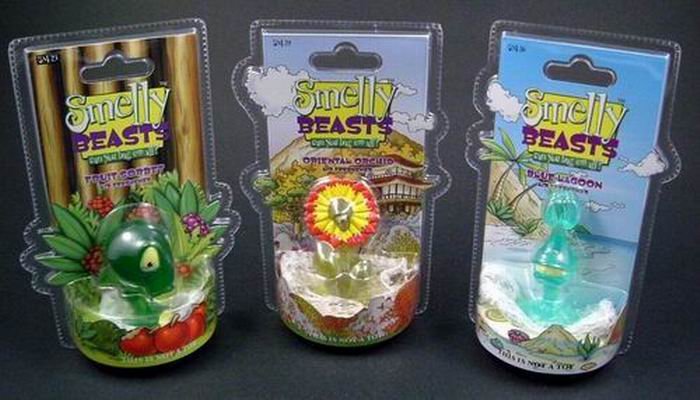 "Smelly Beasts" Air Freshener wholesale case of 72