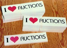 Auction Bumper Stickers wholesale