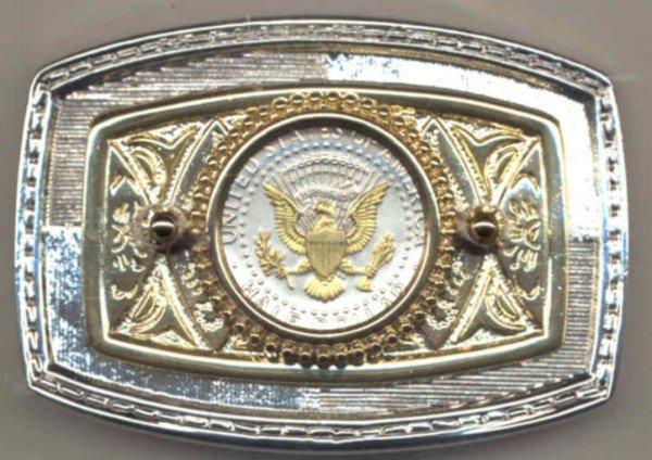 36BB Belt Buckle - Kennedy half (reverse) (1970-date)