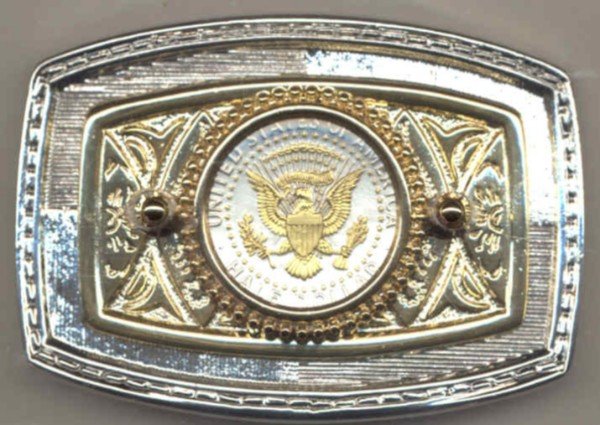 A36BB Belt Buckle - Kennedy half (reverse) (1970-date)