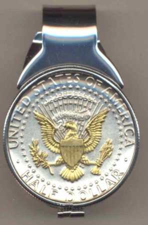 MM36 Kennedy half (reverse) (1970- date) Total size of clip 1-1/4