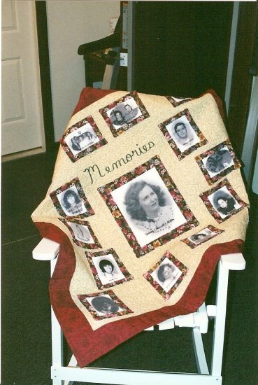 15 picture Custom Photo Memory Quilt