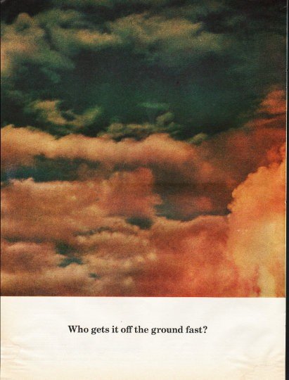 1961 Olin Mathieson Ad "Who gets it off the ground"
