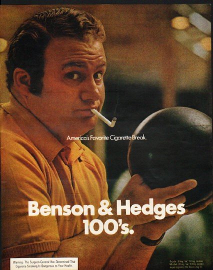 1972 Benson & Hedges Cigarettes Ad "America's Favorite"