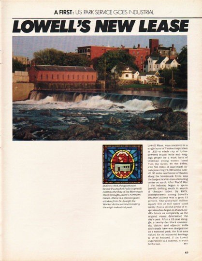 1980 Lowell, Massachusetts Article "New Lease"