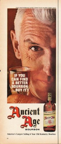 1965 Ancient Age Bourbon Ad "If you can find"