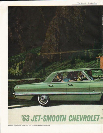 1963 Chevrolet Impala Ad "Keeps Going Great" ~ (model year 1963)