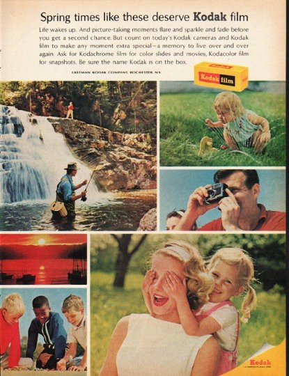 1965 Kodak Ad "Spring times"