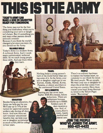 1980 Army Ad "This Is The Army"