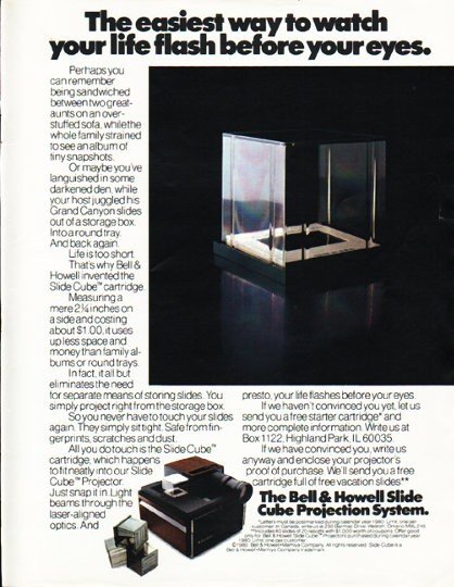 1980 Bell & Howell Ad "The easiest way"