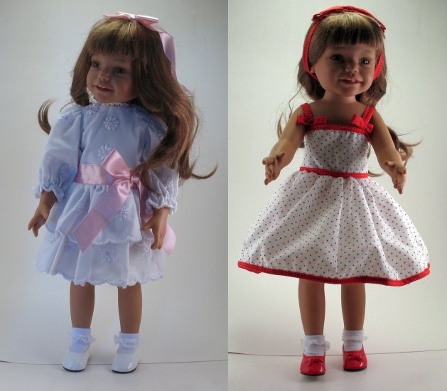 Euro Girl 18 Inch All Vinyl Doll With 4 Outfits