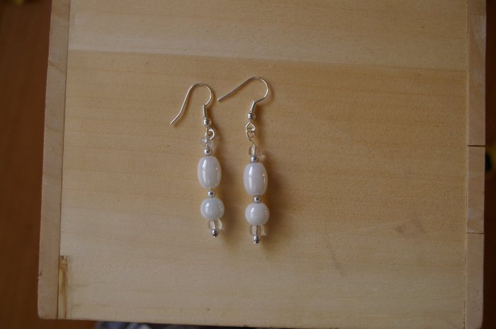 Glass earring