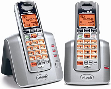 VTECH 3111 Cordless Phone (2 Dual Handset DECT 6.0)