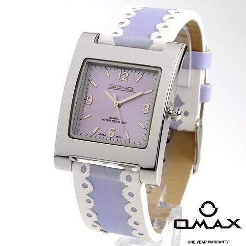 Alluring ECHO ladies Watch with Two Tone Gunuine Leather Strap. Omax Warranty