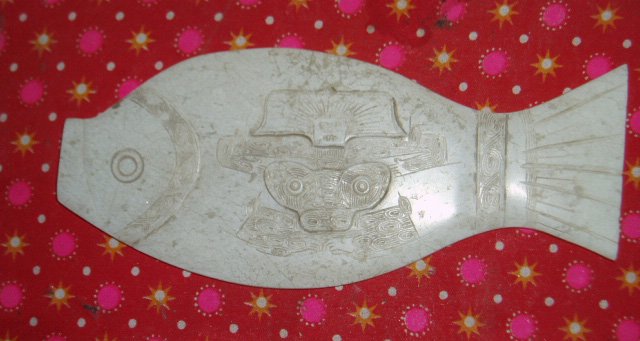 Liangzhu Culture (about 2500BC) Jade Fish