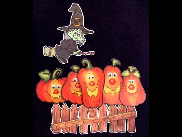 Five Little Pumpkins 7-pc Flannel Felt Story