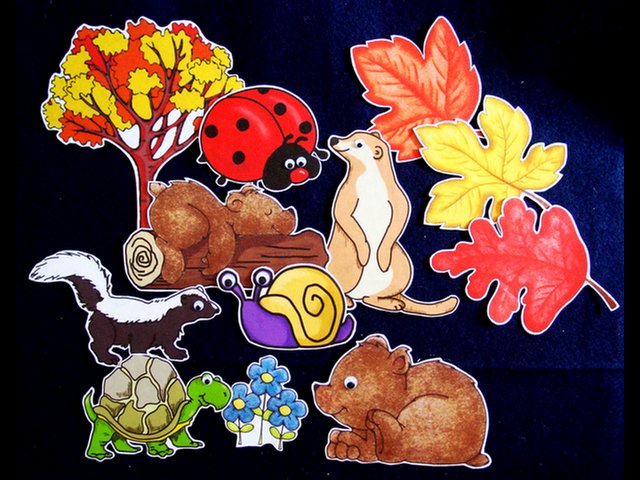 Time to Sleep 12 pc felt set